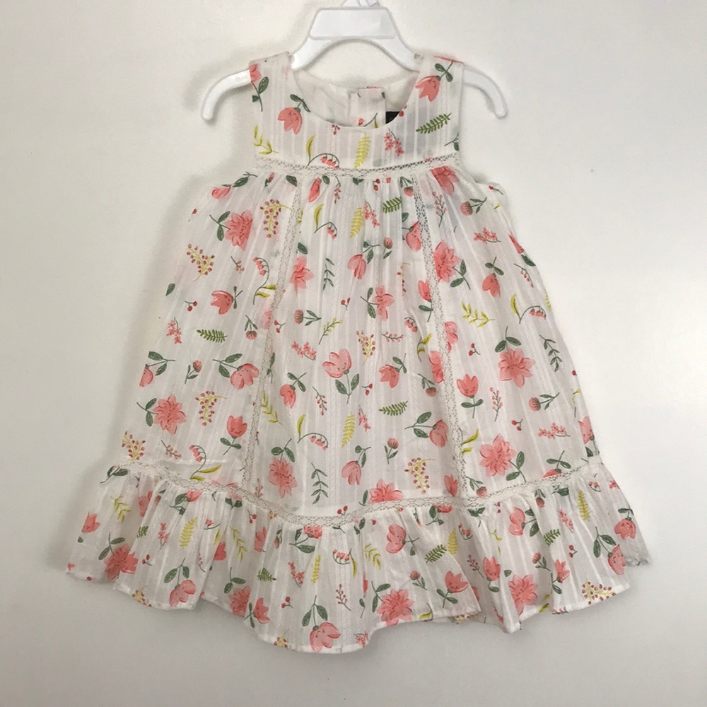 FLORAL DRESS SIZE 4T NEW WITH TAGS